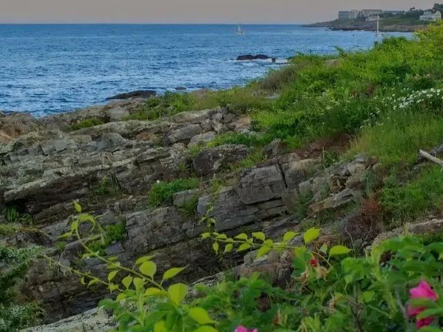 A scenic view of the ocean from the Marginal Way.